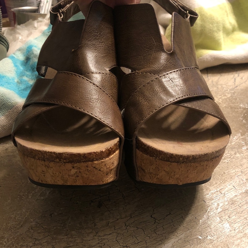 🤎WEDGE SANDALS - Picture 4 of 7